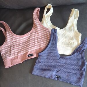 Lucky 1X Brand Set Of 3 Ribbed Sports Bras